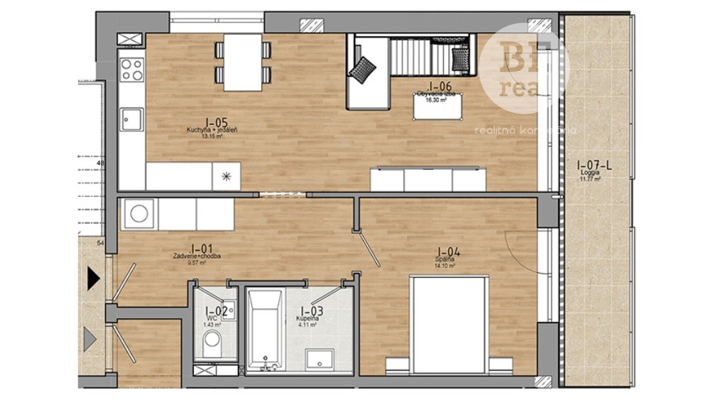 PREDANÝ 2 izbový byt v novostavbe v Pezinku - Byty Rozálka