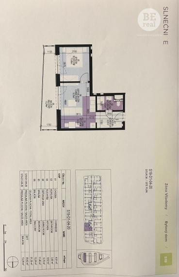 Na predaj 2 izbový byt v novostavbe, SLNEČNICE Fialová ulica