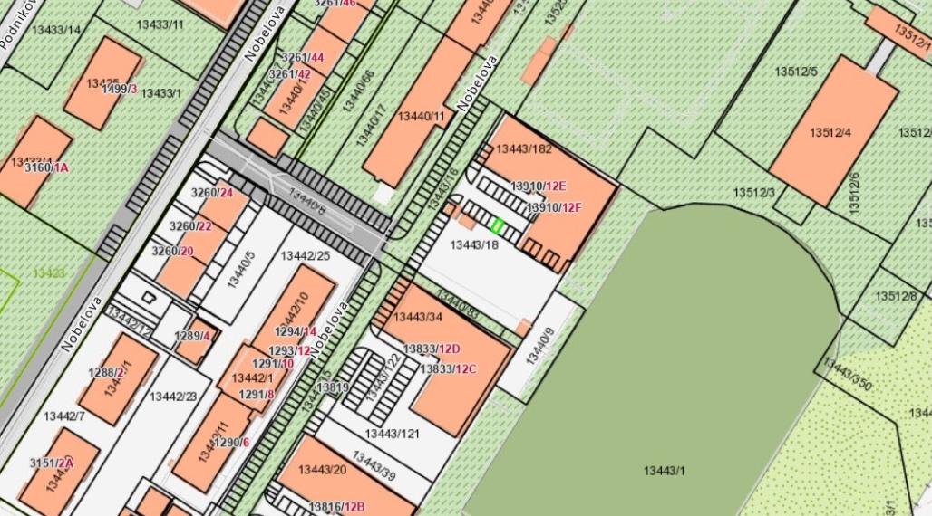 PREDANÉ Parkovacie miesto za rampou na Nobelovej ulici